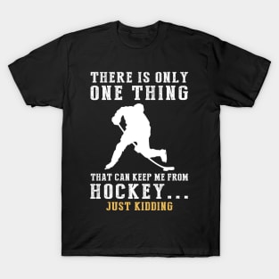 Hockey and Hilarity Unleashed - Embrace the Funny Side! T-Shirt